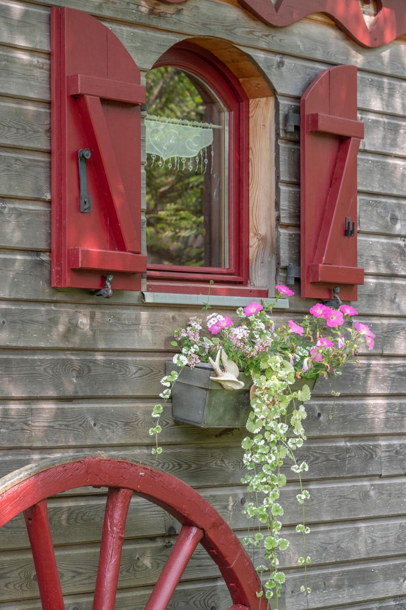 Roulotte Le Temps De Rever Bed & Breakfast Saint-Michel-sur-Meurthe Exterior photo